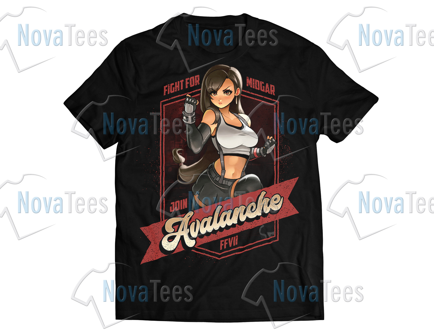 Tifa Join to Avalanche V2 T-Shirt | Final Fantasy VII Graphic Tee