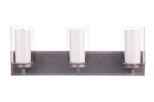Craftmade 11624NIVNI3 Texture 3 Light Vanity in Natural Iron/Vintage Iron