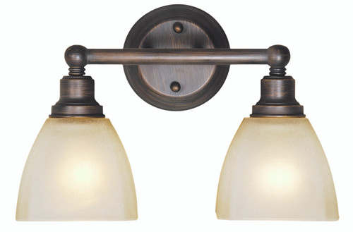 Craftmade 26602-BZ Bradley 2 Light Vanity in Bronze