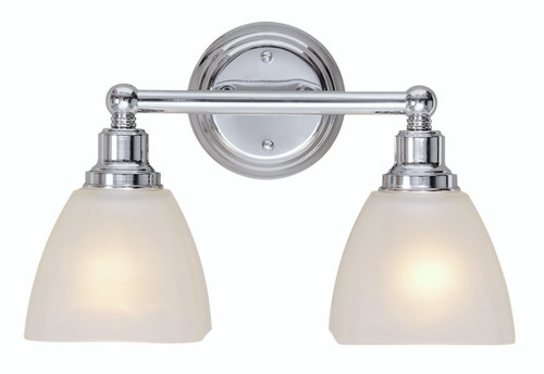 Craftmade 26602-CH Bradley 2 Light Vanity in Chrome