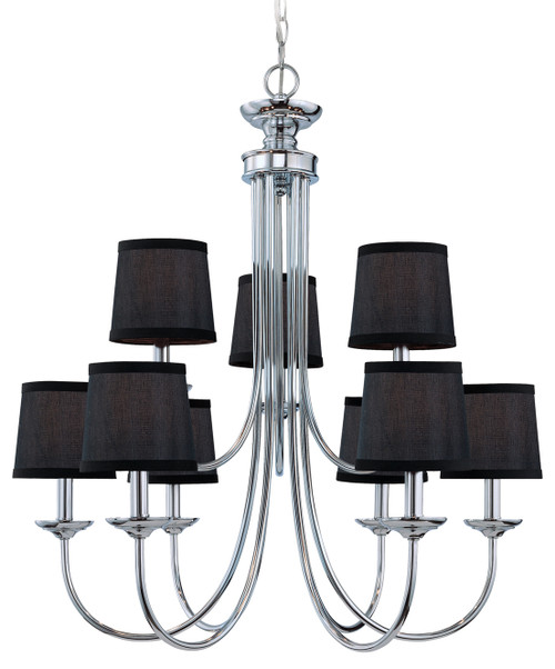 Spencer 9 Light Chandelier in Chrome