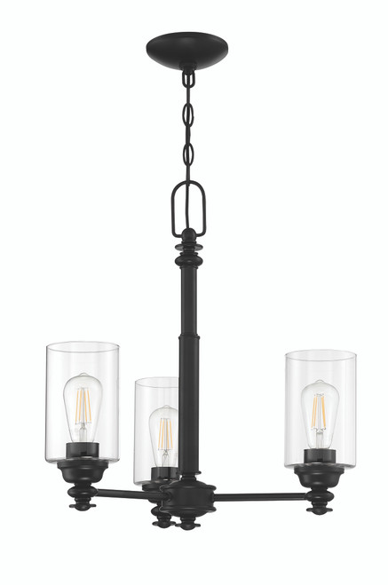 Dardyn Chandelier 3  Light  Espresso