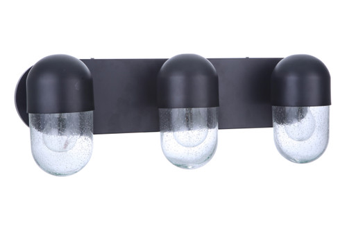 Craftmade 55003-FB Pill 3 Light Vanity in Flat Black