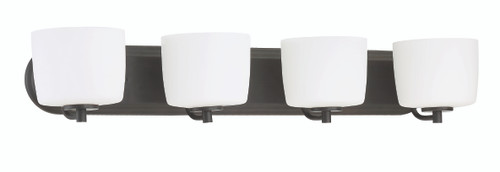 Craftmade 43504-ABZ Clarendon 4 Light Vanity in Aged Bronze Brushed