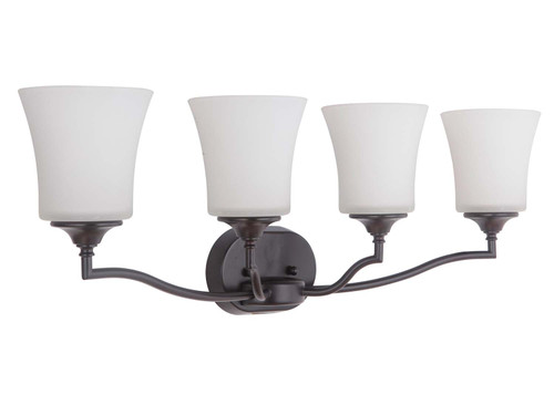 Helena 4 Light Vanity Light in Oiled Bronze