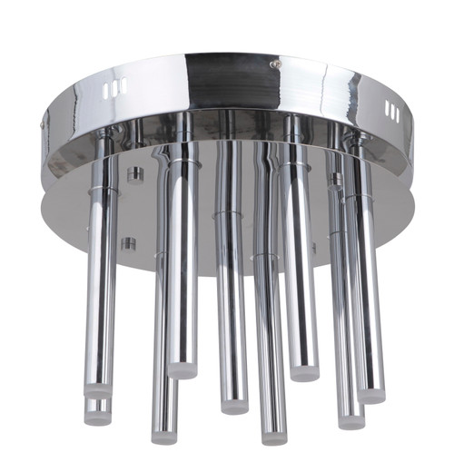 Lexi 9 Light LED Flushmount in Chrome