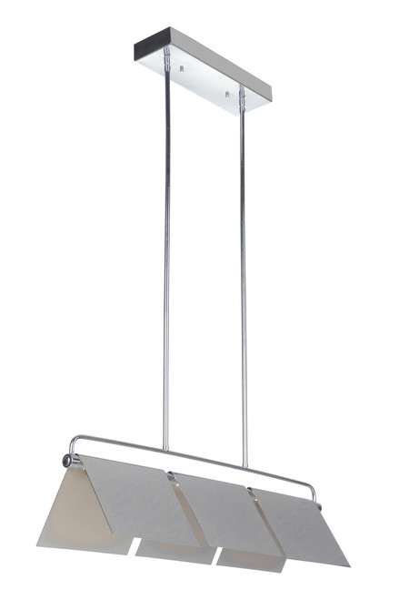 Tente Island 3 LED Light  Chrome