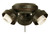3 Light Fitter, AG W/ 3x8.5w LED