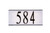 Craftmade AP1000-FB-LED LED Illuminated Address Plaque in Flat Black (Numbers Sold Separately)