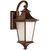 Argent II LED 1 Light Small Wall Mount in Aged Bronze with Clear Seeded Glass