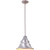 Union 1 Light Medium Outdoor Pendant in Satin Aluminum