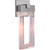 Cantrell Medium LED Wall Mount in Satin Aluminum