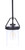 Franklin 1 Light Outdoor Pendant in Midnight