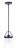 Franklin 1 Light Outdoor Pendant in Midnight