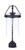 Craftmade ZA3315-MN Franklin 1 Light Outdoor Post Mount in Midnight