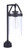 Craftmade ZA3315-MN Franklin 1 Light Outdoor Post Mount in Midnight