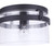 Craftmade ZA3337-MN Franklin 1 Light Outdoor Flush Mount in Midnight