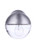 Craftmade ZA3404-SA Evie 1 Light Small Outdoor Wall Lantern in Satin Aluminum