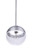 Craftmade ZA3411-SA Evie 1 Light Outdoor Pendant in Satin Aluminum