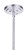 Craftmade ZA3411-SA Evie 1 Light Outdoor Pendant in Satin Aluminum