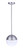 Craftmade ZA3411-SA Evie 1 Light Outdoor Pendant in Satin Aluminum