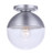 Craftmade ZA3417-SA Evie 1 Light Outdoor Flush Mount in Satin Aluminum