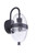 Craftmade ZA3504-MN Sivo 1 Light Small Outdoor Wall Lantern in Midnight