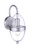 Craftmade ZA3504-SA Sivo 1 Light Small Outdoor Wall Lantern in Satin Aluminum