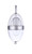 Craftmade ZA3504-SA Sivo 1 Light Small Outdoor Wall Lantern in Satin Aluminum