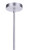 Craftmade ZA3511-SA Sivo 1 Light Outdoor Pendant in Satin Aluminum
