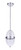 Craftmade ZA3511-SA Sivo 1 Light Outdoor Pendant in Satin Aluminum