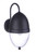 Craftmade ZA3514-MN Sivo 1 Light Medium Outdoor Wall Lantern in Midnight