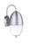 Craftmade ZA3514-SA Sivo 1 Light Medium Outdoor Wall Lantern in Satin Aluminum
