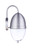 Craftmade ZA3514-SA Sivo 1 Light Medium Outdoor Wall Lantern in Satin Aluminum