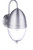 Craftmade ZA3514-SA Sivo 1 Light Medium Outdoor Wall Lantern in Satin Aluminum