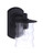 Craftmade ZA3604-MN Canon 1 Light Small Outdoor Wall Lantern in Midnight