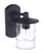 Craftmade ZA3604-MN Canon 1 Light Small Outdoor Wall Lantern in Midnight