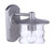 Craftmade ZA3604-SA Canon 1 Light Small Outdoor Wall Lantern in Satin Aluminum