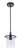 Craftmade ZA3611-MN Canon 1 Light Outdoor Pendant in Midnight
