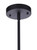 Craftmade ZA3611-MN Canon 1 Light Outdoor Pendant in Midnight