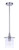 Craftmade ZA3611-SA Canon 1 Light Outdoor Pendant in Satin Aluminum