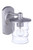 Craftmade ZA3614-SA Canon 1 Light Medium Outdoor Wall Lantern in Satin Aluminum
