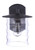 Craftmade ZA3624-MN Canon 1 Light Large Outdoor Wall Lantern in Midnight