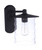 Craftmade ZA3624-MN Canon 1 Light Large Outdoor Wall Lantern in Midnight