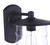 Craftmade ZA3624-MN Canon 1 Light Large Outdoor Wall Lantern in Midnight
