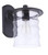 Craftmade ZA3624-MN Canon 1 Light Large Outdoor Wall Lantern in Midnight