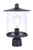 Craftmade ZA3625-MN Canon 1 Light Outdoor Post Mount in Midnight