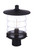 Craftmade ZA3625-MN Canon 1 Light Outdoor Post Mount in Midnight