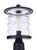 Craftmade ZA3625-MN Canon 1 Light Outdoor Post Mount in Midnight
