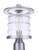 Craftmade ZA3625-SA Canon 1 Light Outdoor Post Mount in Satin Aluminum